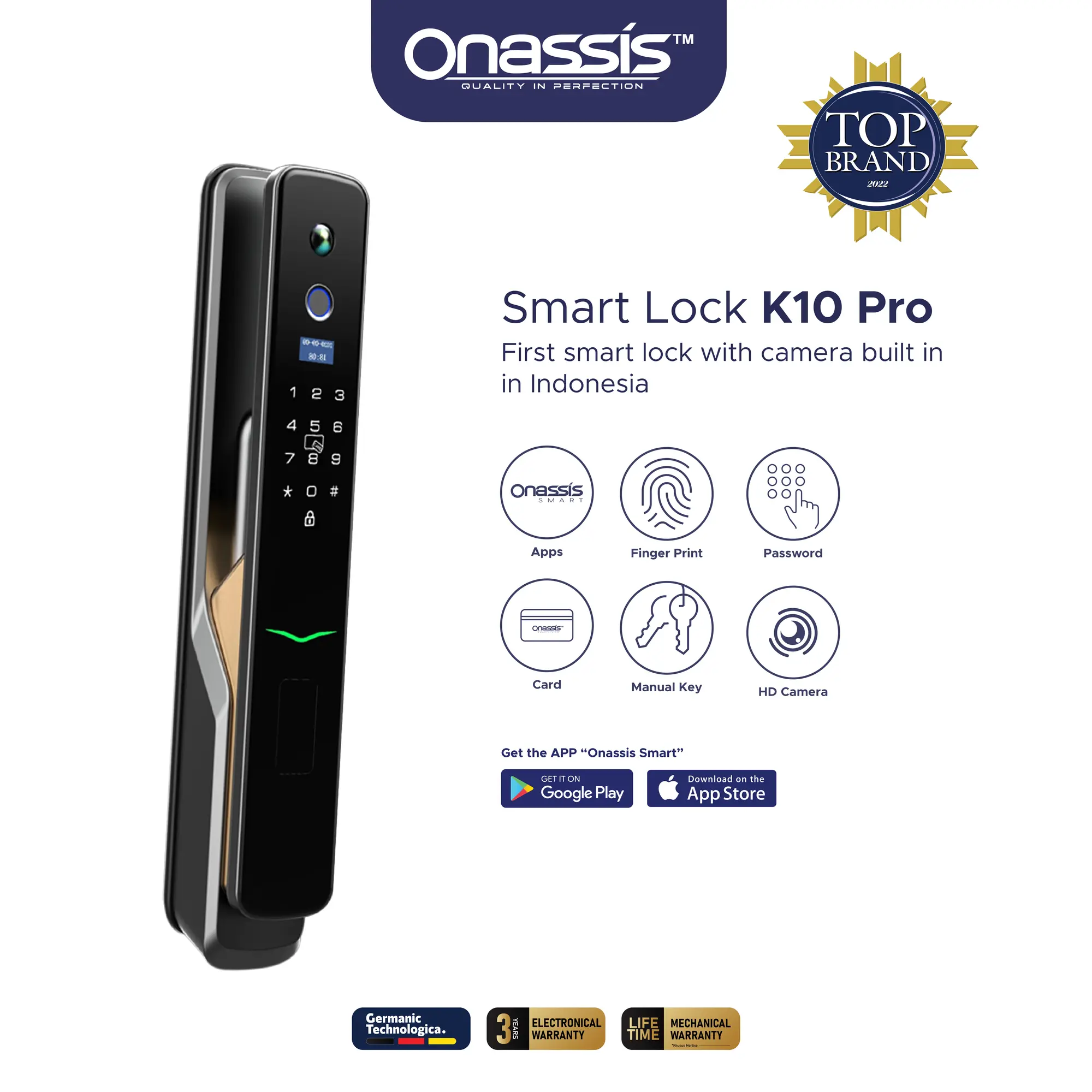 Smartlock Onassis K10 Pro