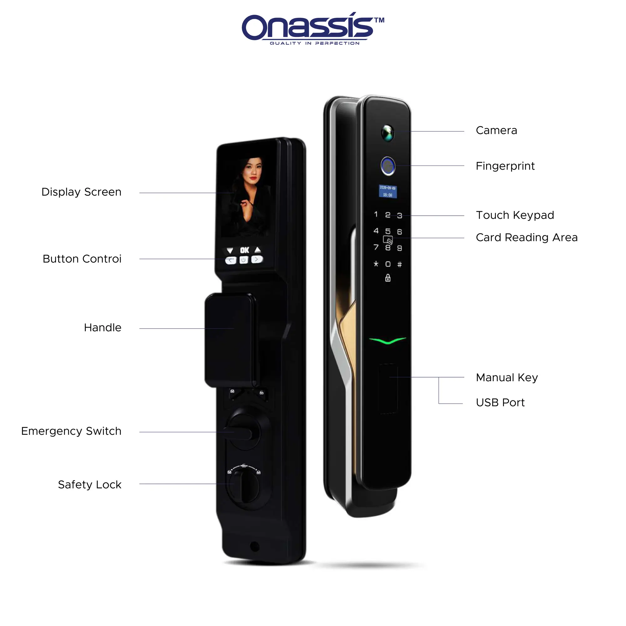 Smartlock Onassis K10 Pro Features
