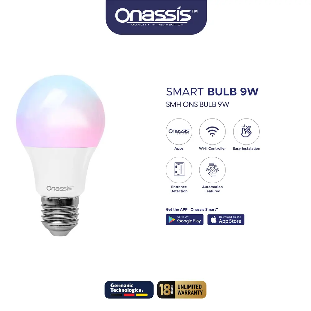 Smart Bulb 9W Onassis