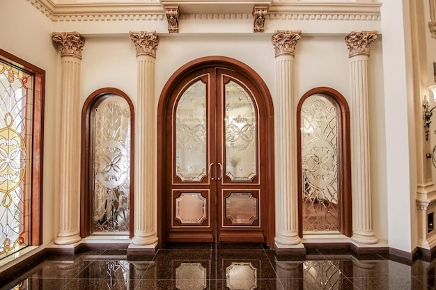 model pintu rumah unik