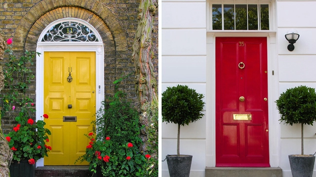 cat pintu rumah terbaru