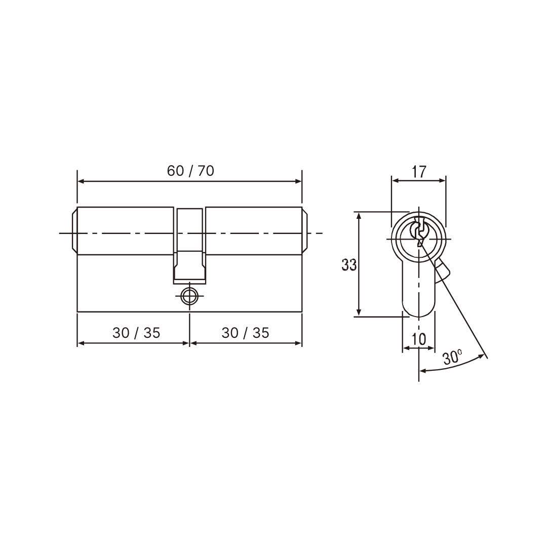 ukuran CY/ONS 60mm TT-ET