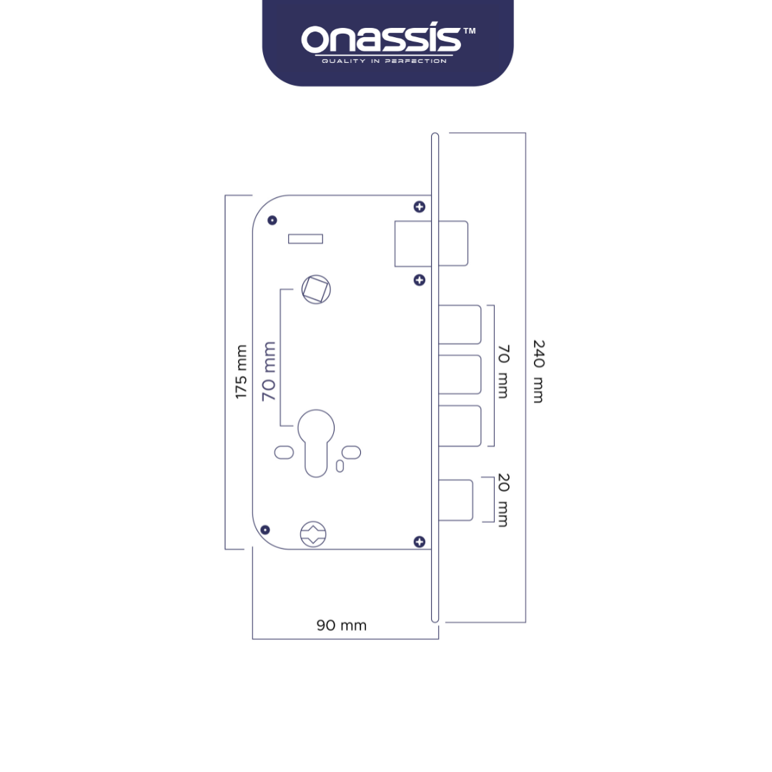 ukuran mortise nesta