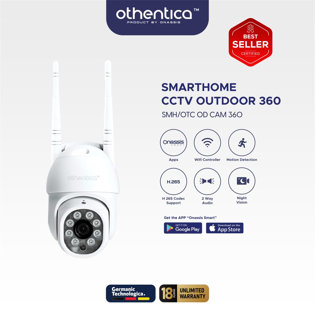 OTHENTICA SMART CCTV OUTDOOR WIFI CAMERA 360 MOTION TRACKING​